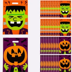 12 1/2" X 17" Bulk 50 Pc. Halloween Character Plastic Trick-Or-Treat Goody Bags