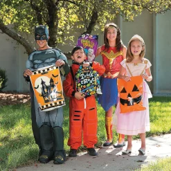 12 1/2" X 17" Bulk 250 Pc. Medium Halloween Trick-Or-Treat Plastic Goody Bag Assortment