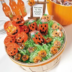 2 3/4" X 4" Bulk 144 Pc. Mini Jack-O'-Lantern Paper Drawstring Treat Bags