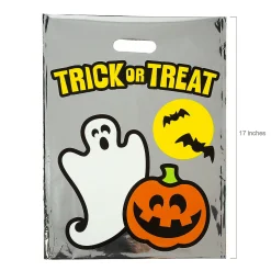 12 1/2" X 17" Bulk 50 Pc. Plastic Reflective Halloween Goody Bags