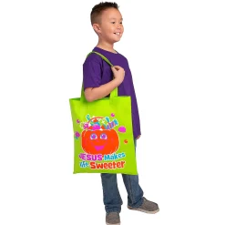 16 1/2" X 15" Large Truth & Treats Nonwoven Tote Bags - 12 Pc.