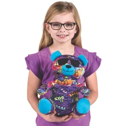 12" Medium Graffiti Stuffed Bears - 3 Pc.
