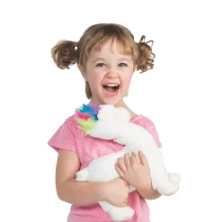 13" Multicolor Mohawk Stuffed Llama