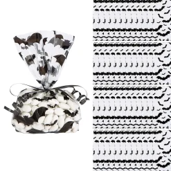 5" X 11 1/2" Bulk 50 Pc. Bat Print Cellophane Bags