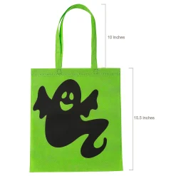 15" X 17" Large Nonwoven Iconic Halloween Tote Bags - 12 Pc.