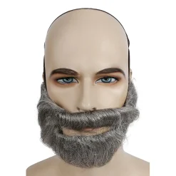 Adult Biblical Beard Discount B367A Dk Brown Gray 51