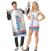 Adult Natural Light Beer Couple Costumes