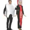 Adult Tooth And Toothbrush Couple Costumes
