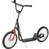 Aosom Kick Scooter W/Rear Dual Brakes 5Yr+ Black