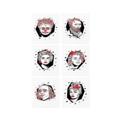 Art Icons Tattoo Set