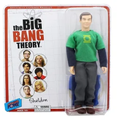 Big Bang Theory Sheldon (Green Lantern/ Superman) Retro Clothed 8" Figure