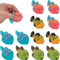 Big Mouth Fish Squirt Toys - 12 Pc.