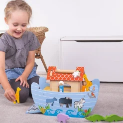 Bigjigs Toys, Wooden Noah's Ark Playset