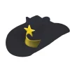 Black 40 Gallon Hat