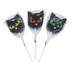 Black Cat Character Lollipops - 12 Pc.