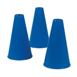 Blue Megaphones - 12 Pc.
