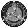 Bone Appetit Paper Dinner Plates - 8 Ct.
