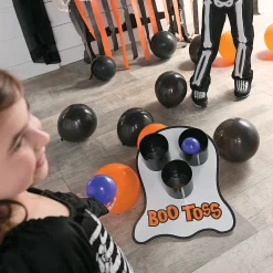 Boo Halloween Ball Toss Game