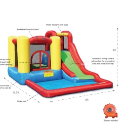 Bounceland Jump & Splash Adventure Bounce House With Slide