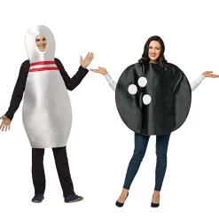 Bowling Ball & Pin Couples Costume