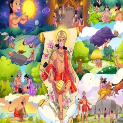 Brain Tree - Hanuman 1000 Piece Puzzle For Adults 27.5"Lx19.5"W