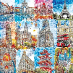 Brain Tree-Colorful Wonders 1000 Piece Puzzle For Adults 27.5"Lx19.5"W