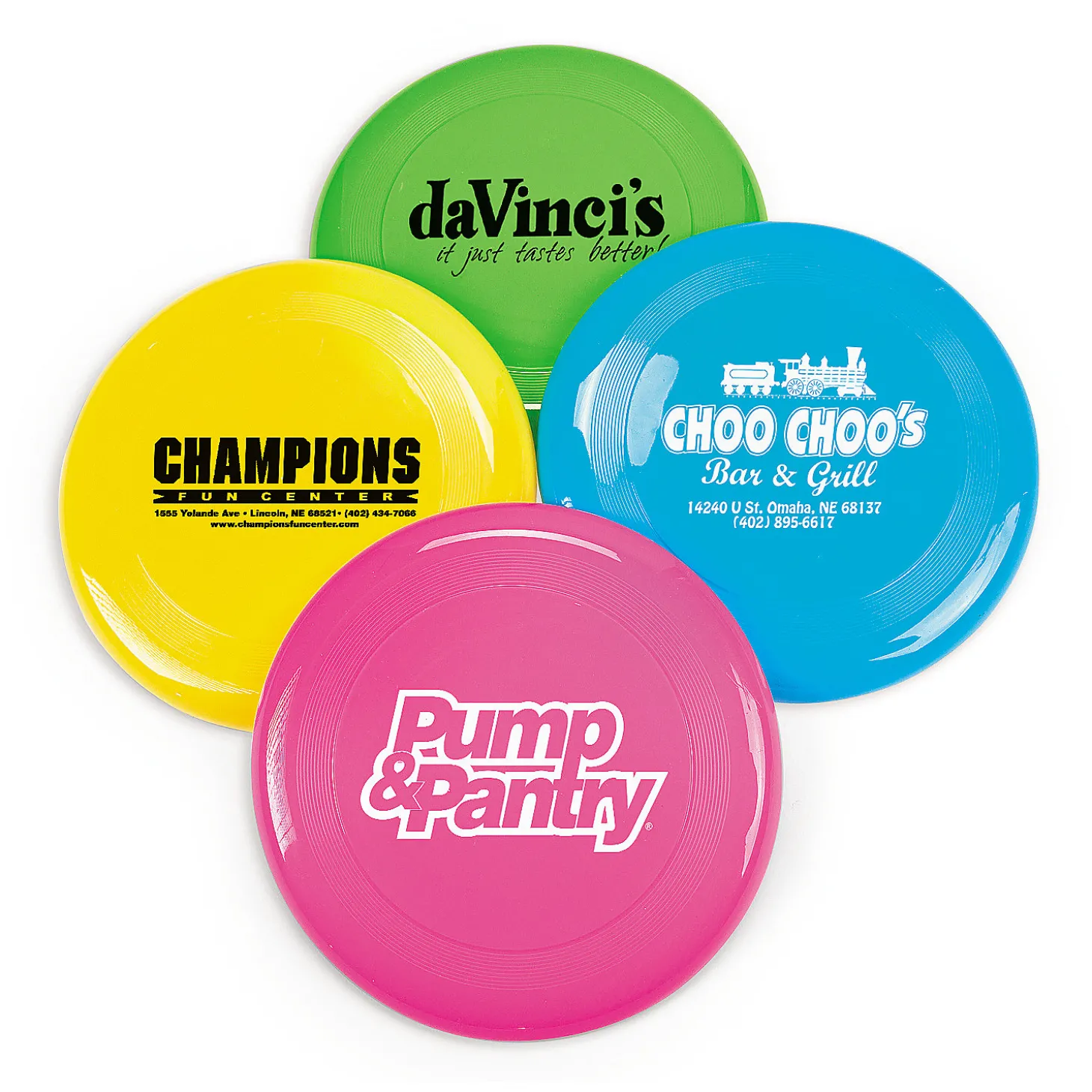 Bright Color Flying Discs - 12 Pc.