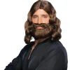 Brown Biblical Beard & Wig