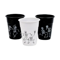 Bulk 50 Ct. Silly Dancing Skeleton Plastic Cups