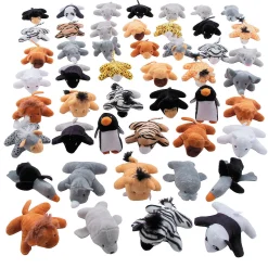 Bulk 50 Pc. Bulk Mini Zoo Stuffed Animal Assortment