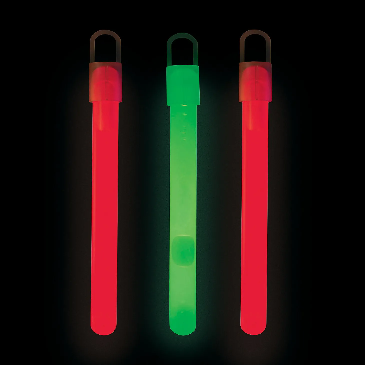 Bulk 50 Pc. Christmas Colors Glow Sticks