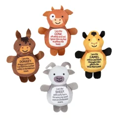 Bulk 50 Pc. Christmas Religious Stuffed Nativity Animals