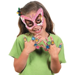 Bulk 72 Pc. Colorful Rhinestone Rings