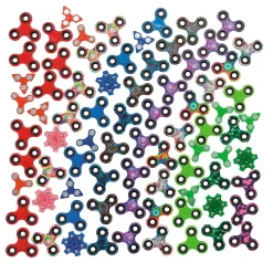Bulk 100 Pc. Fidget Spinner & Fidget Toy Assortment
