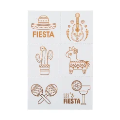 Bulk 72 Pc. Fiesta Temporary Tattoo