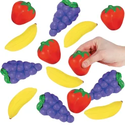 Bulk 48 Pc. Fruits Stress Toys