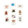 Bulk 72 Pc. Glitter Holiday Temporary Tattoos - 72 Pc.