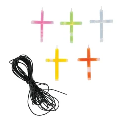 Bulk 50 Pc. Glow Stick Cross Necklaces