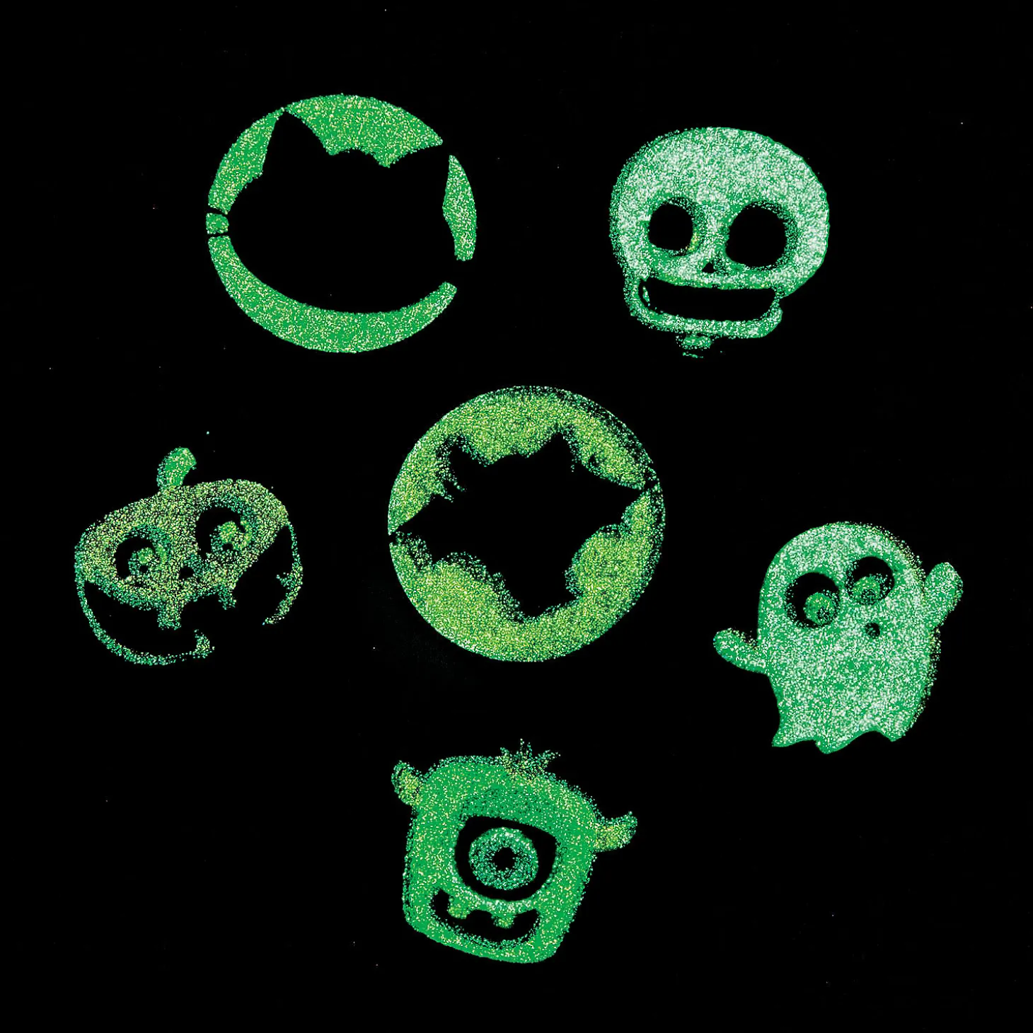 Bulk 48 Pc. Glow-In-The-Dark Halloween Mini Buttons