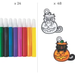 Bulk 72 Pc. Halloween Suncatcher Assortment