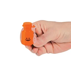 Bulk 48 Pc. Jack-O'-Lantern Mini Bubble Bottles