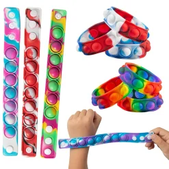 Bulk 96 Pc. Lotsa Pops Popping Toys Bracelet Assortment