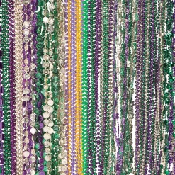 Bulk 250 Pc. Mardi Gras Bead Necklace Assortment