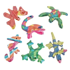 Bulk 48 Pc. Mini Glitter Stuffed Animals