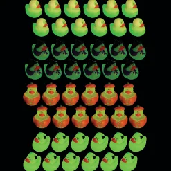 Bulk 120 Pc. Mini Glow-In-The-Dark Halloween Rubber Ducks