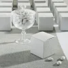 Bulk 48 Pc. Mini Silver Glitter Favor Boxes