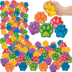 Bulk 300 Pc. Paw Print Stress Toys