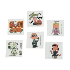 Bulk 72 Pc. Peanuts® Halloween Temporary Tattoos