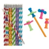 Bulk 96 Pc. Pencils With Fidget Toppers Handout Kit For 48