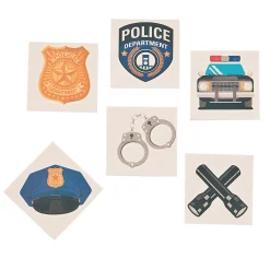 Bulk 72 Pc. Police Party Temporary Tattoos